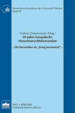 E-Book (pdf) 60 Jahre Europäische Menschenrechtskonvention von Andreas Zimmermann