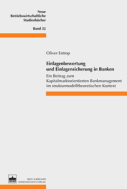 E-Book (pdf) Einlagenbewertung und Einlagensicherung in Banken von Oliver Entrop