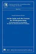 E-Book (pdf) Auf der Suche nach den Grenzen der Wiedergutmachung von Arnold Lehmann-Richter