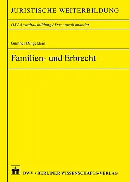 E-Book (pdf) Familien- und Erbrecht von Günther Dingeldein