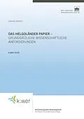 E-Book (pdf) Das Helgoländer Papier - grundsätzliche wissenschaftliche Anforderungen von Edmund Brandt