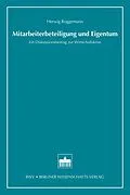 E-Book (pdf) Mitarbeiterbeteiligung und Eigentum von Herwig Roggemann