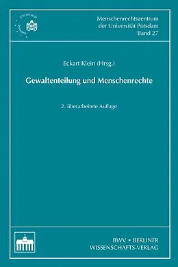 E-Book (pdf) Gewaltenteilung und Menschenrechte von Eckart Klein
