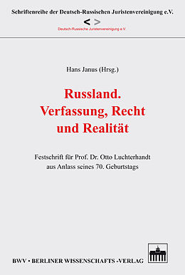 E-Book (pdf) Russland. Verfassung, Recht und Realität von Hans Janus