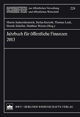 E-Book (pdf) Jahrbuch für öffentliche Finanzen 2013 von 