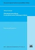 E-Book (pdf) Öffentlichkeitsbeteiligung in umweltrelevanten Zulassungsverfahren von Michael Zschiesche
