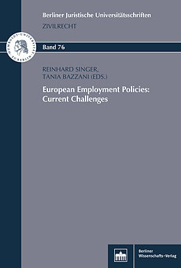 eBook (pdf) European Employment Policies: Current Challenges de 