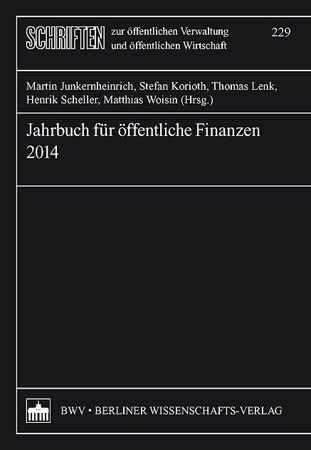 Jahrbuch für öffentliche Finanzen (2014)