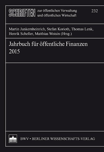 Jahrbuch für öffentliche Finanzen (2015)