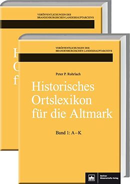 Fester Einband Historisches Ortslexikon für die Altmark von Peter P. Rohrlach