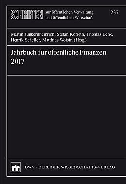 Kartonierter Einband Jahrbuch für öffentliche Finanzen (2017) von 