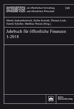 Kartonierter Einband Jahrbuch für öffentliche Finanzen (2018) 1 von 