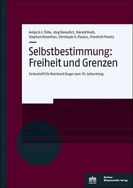E-Book (pdf) Selbstbestimmung: Freiheit und Grenzen von 
