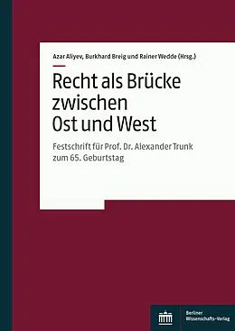 E-Book (pdf) Recht als Brücke zwischen Ost und West von 