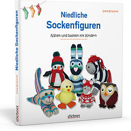 Kartonierter Einband Niedliche Sockenfiguren von Irene Brischnik