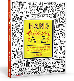 Kartonierter Einband Hand Lettering AZ von Abbey Sy
