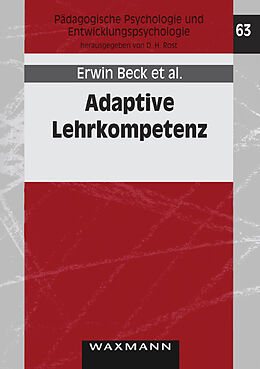 Kartonierter Einband Adaptive Lehrkompetenz von Erwin Beck, Matthias Baer, Titus Guldimann