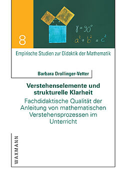 Kartonierter Einband Verstehenselemente und strukturelle Klarheit von Barbara Drollinger-Vetter