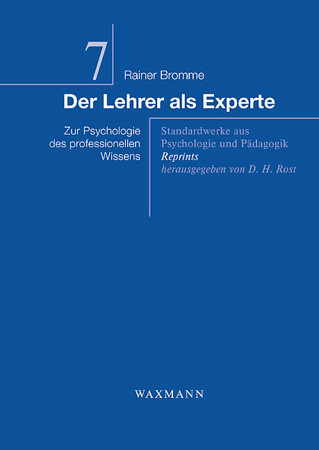 Der Lehrer als Experte