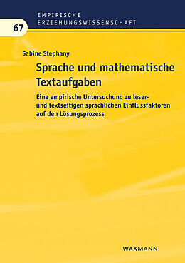 Kartonierter Einband Sprache und mathematische Textaufgaben von Sabine Stephany