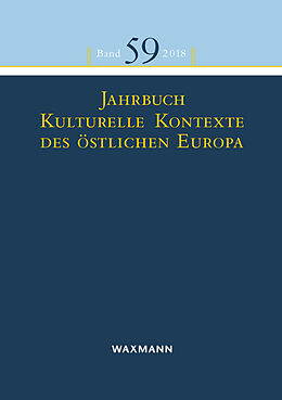 Kartonierter Einband Jahrbuch Kulturelle Kontexte des östlichen Europa von 