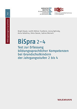 Kartonierter Einband BiSpra 24 von Birgit Heppt, Judith Köhne-Fuetterer, Jenny Eglinsky