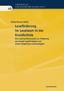 E-Book (pdf) Leseförderung im Leseteam in der Grundschule von Meike Munser-Kiefer
