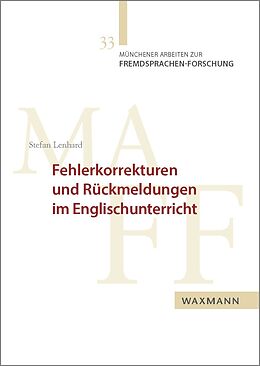 E-Book (pdf) Fehlerkorrekturen und Rückmeldungen im Englischunterricht von Stefan Lenhard