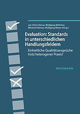 E-Book (pdf) Evaluation: Standards in unterschiedlichen Handlungsfeldern von 