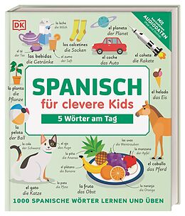 Kartonierter Einband Spanisch für clevere Kids - 5 Wörter am Tag von 