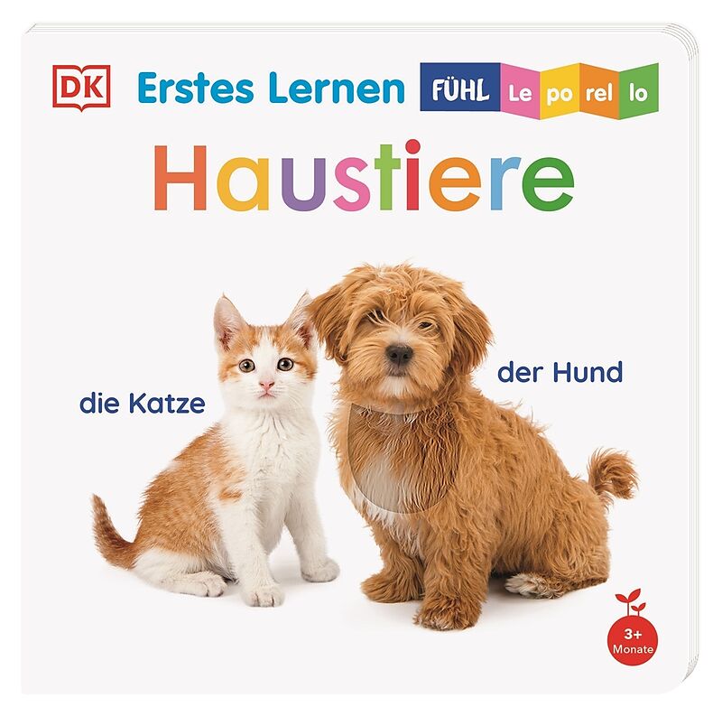 Erstes Lernen Fühl-Leporello. Haustiere