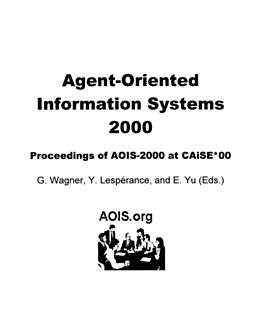 Kartonierter Einband Agent-Oriented Information Systems 2000 von G Wagner, Y Lespérance, E Yu