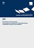 E-Book (pdf) Untersuchungen zur Lasersicherheit für Materialbearbeitungsanwendungen mit brillanten Laserstrahlquellen von Stefan Rainer Johann Braunreuther