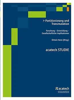 E-Book (pdf) Partitionierung und Transmutation von Ortwin Renn