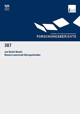 E-Book (pdf) Remote-Laserstrahl-Abtragschneiden von Jan Daniel Musiol