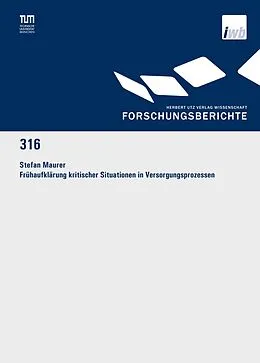 E-Book (pdf) Frühaufklärung kritischer Situationen in Versorgungsprozessen von Stefan Maurer