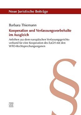 E-Book (pdf) Kooperation und Verfassungsvorbehalte im Ausgleich von Barbara Thiemann