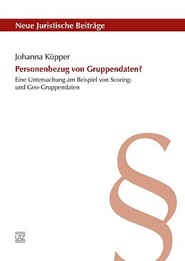 E-Book (pdf) Personenbezug von Gruppendaten? von Johanna Küpper