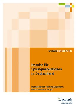 E-Book (pdf) Impulse für Sprunginnovationen in Deutschland von Martin Stratmann