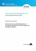 E-Book (pdf) Untersuchung von Scheibenlasern zur Erzeugung von Pulsen mit einer Dauer von weniger als 500 fs von Benjamin Dannecker