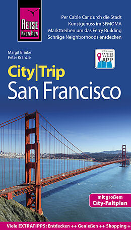 Kartonierter Einband Reise Know-How CityTrip San Francisco von Margit Brinke, Peter Kränzle