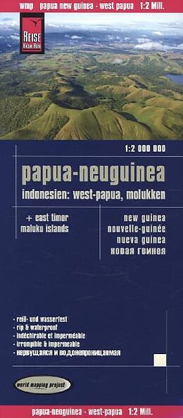 (Land)Karte Reise Know-How Landkarte Papua-Neuguinea, Indonesien: West-Papua, Molukken (1:2.000.000) von Reise Know-How Verlag Reise Know-How Verlag Peter Rump