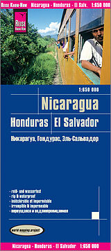 gefaltete (Land)Karte Reise Know-How Landkarte Nicaragua, Honduras, El Salvador (1:650.000) von Reise Know-How Verlag Peter Rump