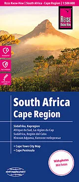 gefaltete (Land)Karte Reise Know-How Landkarte Südafrika Kapregion / South Africa, Cape Region (1:500.000) 500000 von