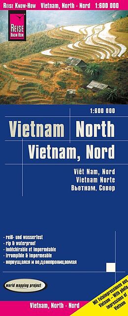 (Land)Karte Reise Know-How Landkarte Vietnam Nord (1:600.000) von Reise Know-How Verlag Peter Rump