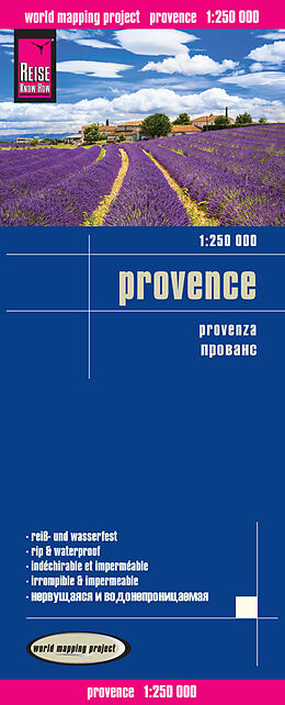  Reise Know-How Landkarte Provence (1:250.000) de Reise Know-How Verlag Reise Know-How Verlag Peter Rump
