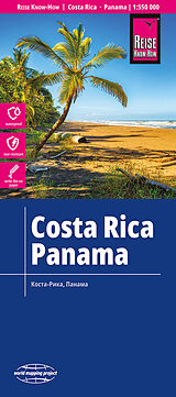 gefaltete (Land)Karte Reise Know-How Landkarte Costa Rica, Panama (1:550.000) von Reise Know-How Verlag Peter Rump GmbH