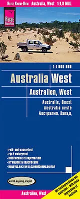 (Land)Karte Reise Know-How Landkarte Australien, West / Australia, West (1:1.800.000) von Reise Know-How Verlag Peter Rump