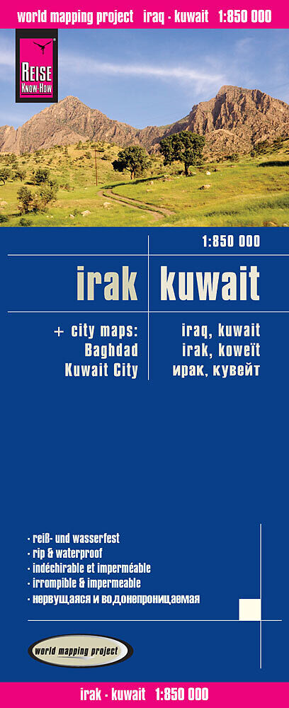 Reise Know-How Landkarte Irak, Kuwait (1:850.000)