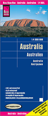 (Land)Karte Reise Know-How Landkarte Australien / Australia (1:4.000.000) von Reise Know-How Verlag Peter Rump